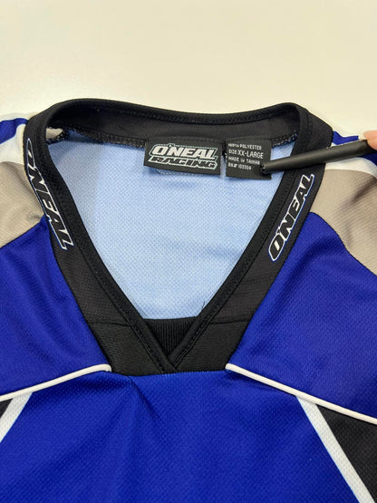 O'Neal Blue and Grey Motorcycle Racing Jersey