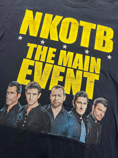 NKOTB The Main Event Black Graphic T-Shirt