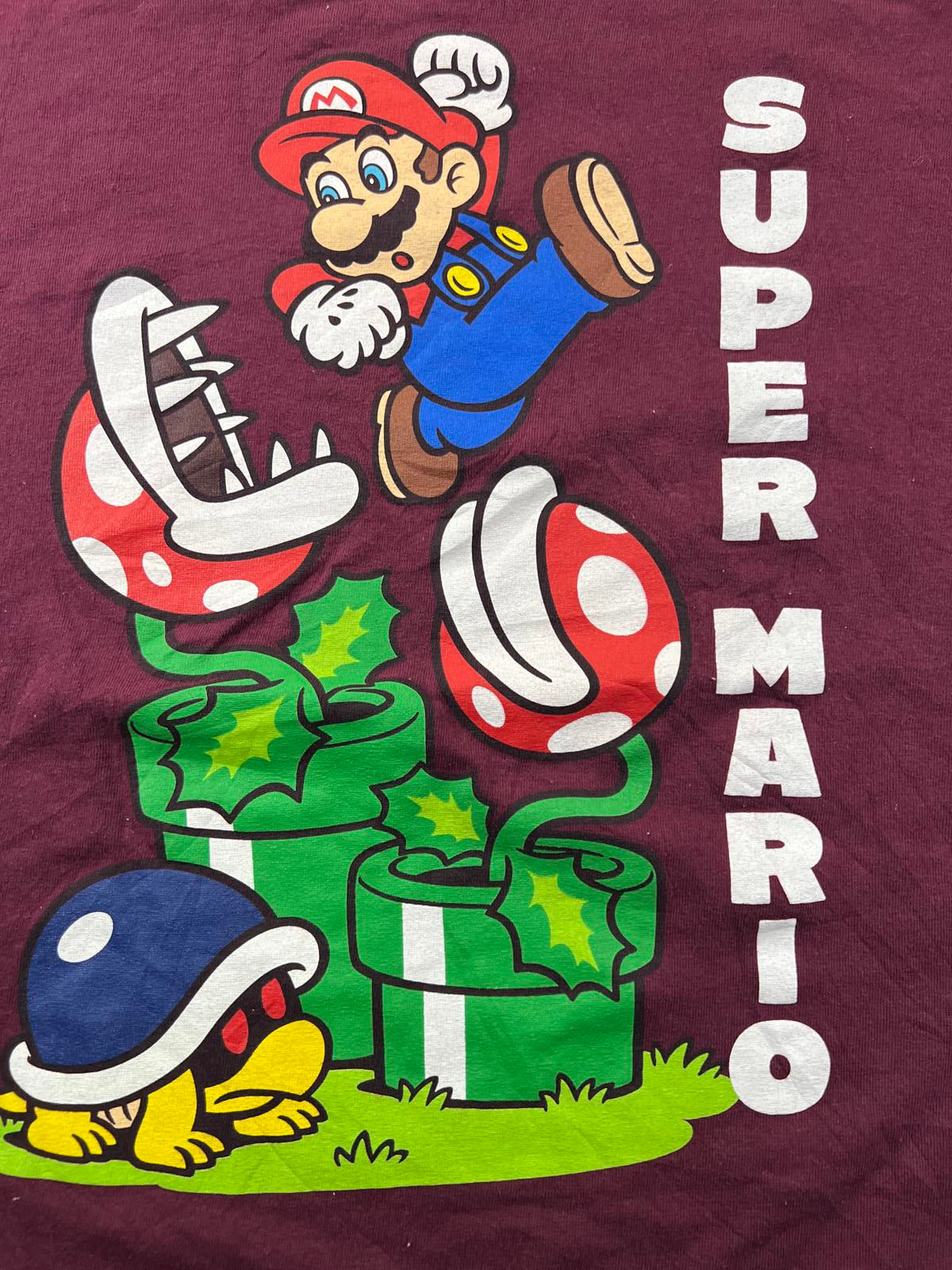 Retro Super Mario Graphic T-Shirt XL