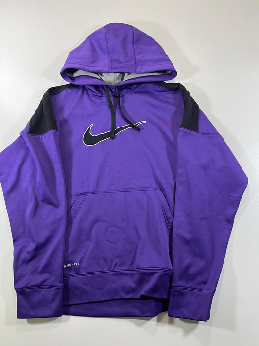 Nike Therma-Fit Purple and Black Hoodie Size Small