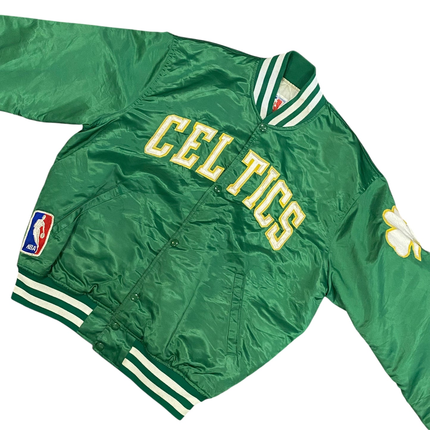 Vintage 80s NBA Starter Boston Celtics Satin Basketball Jacket