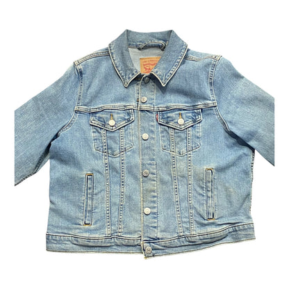 Levi Strauss & Co. Classic Denim Trucker Jacket Metal Button Up Pockets