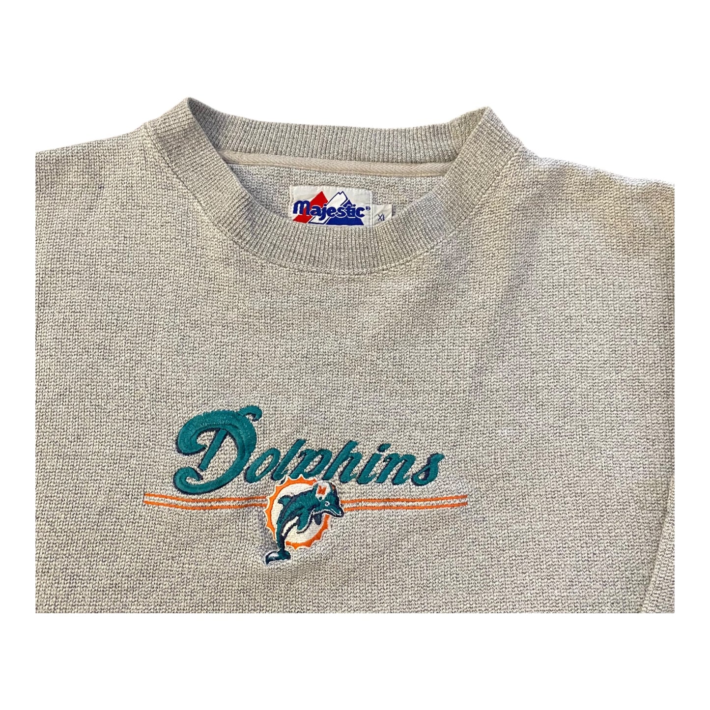 Vintage Miami Dolphins Sweatshirt Majestic