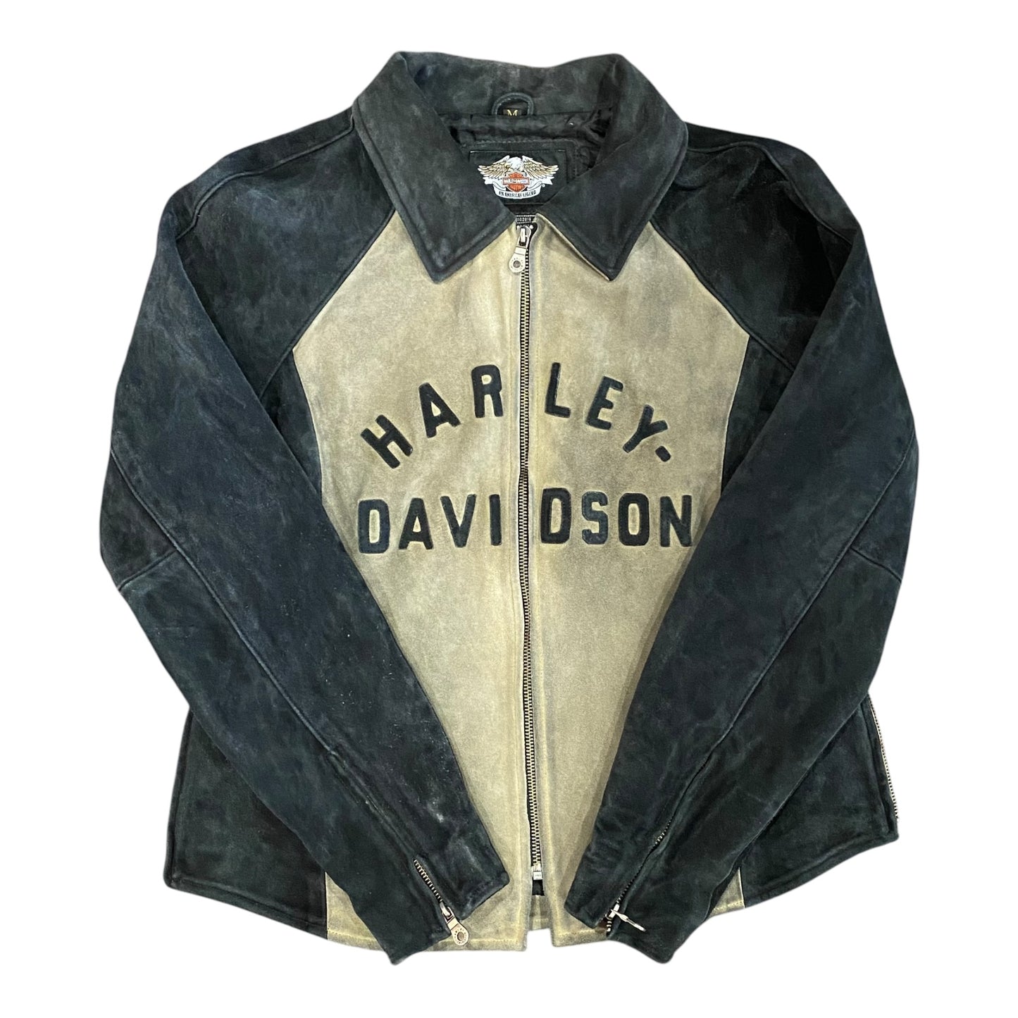 Harley Davidson Suede Biker Jacket