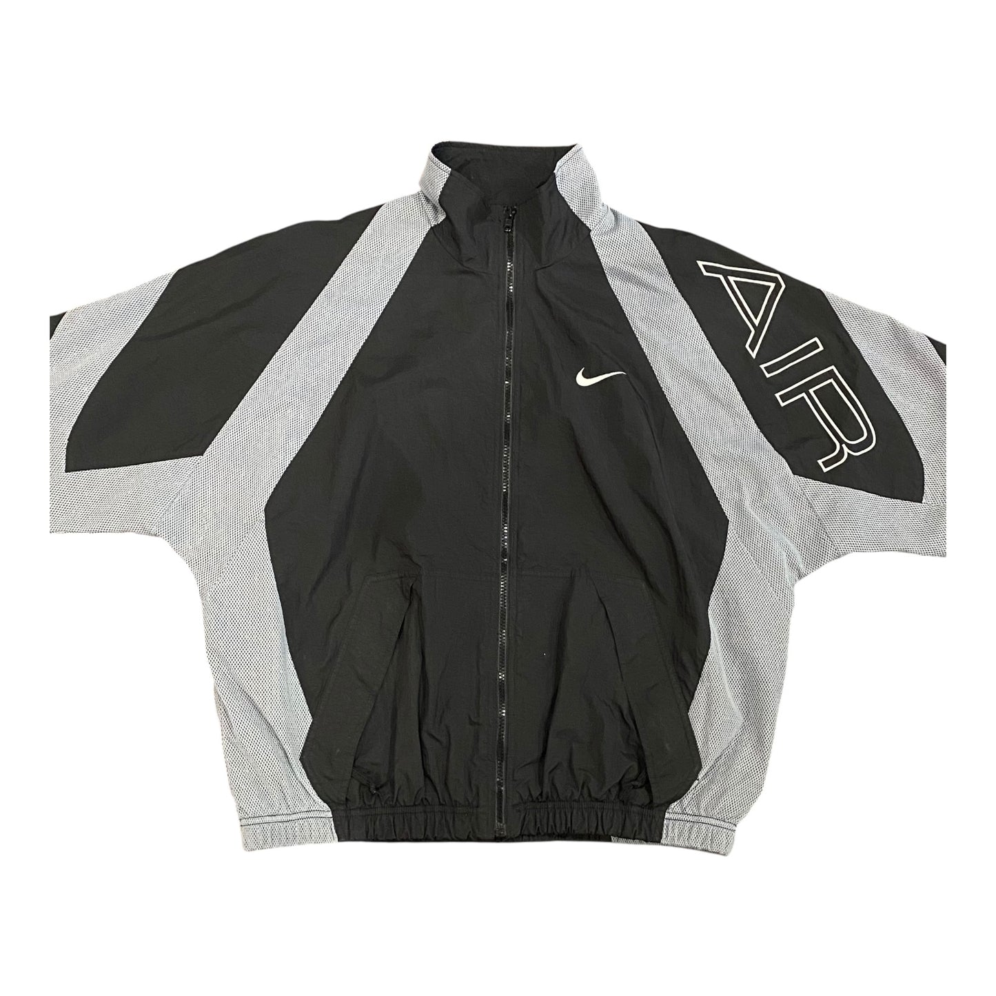 Vintage Nike Windbreaker Jacket Full Zip Swoosh Logo Athletic