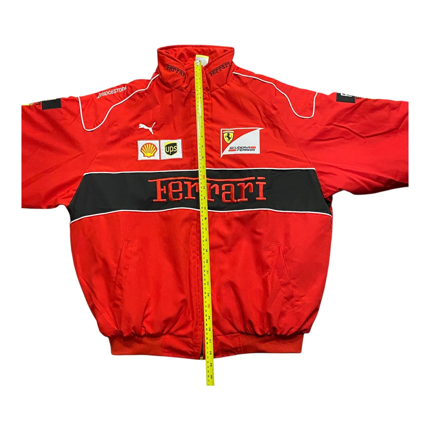 FERRARI Black Embroidery EXCLUSIVE JACKET suit F1 Team Racing