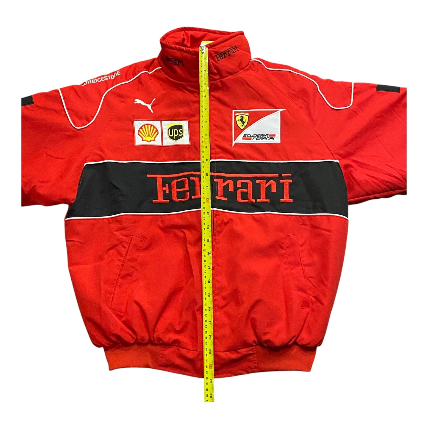 FERRARI Black Embroidery EXCLUSIVE JACKET suit F1 Team Racing