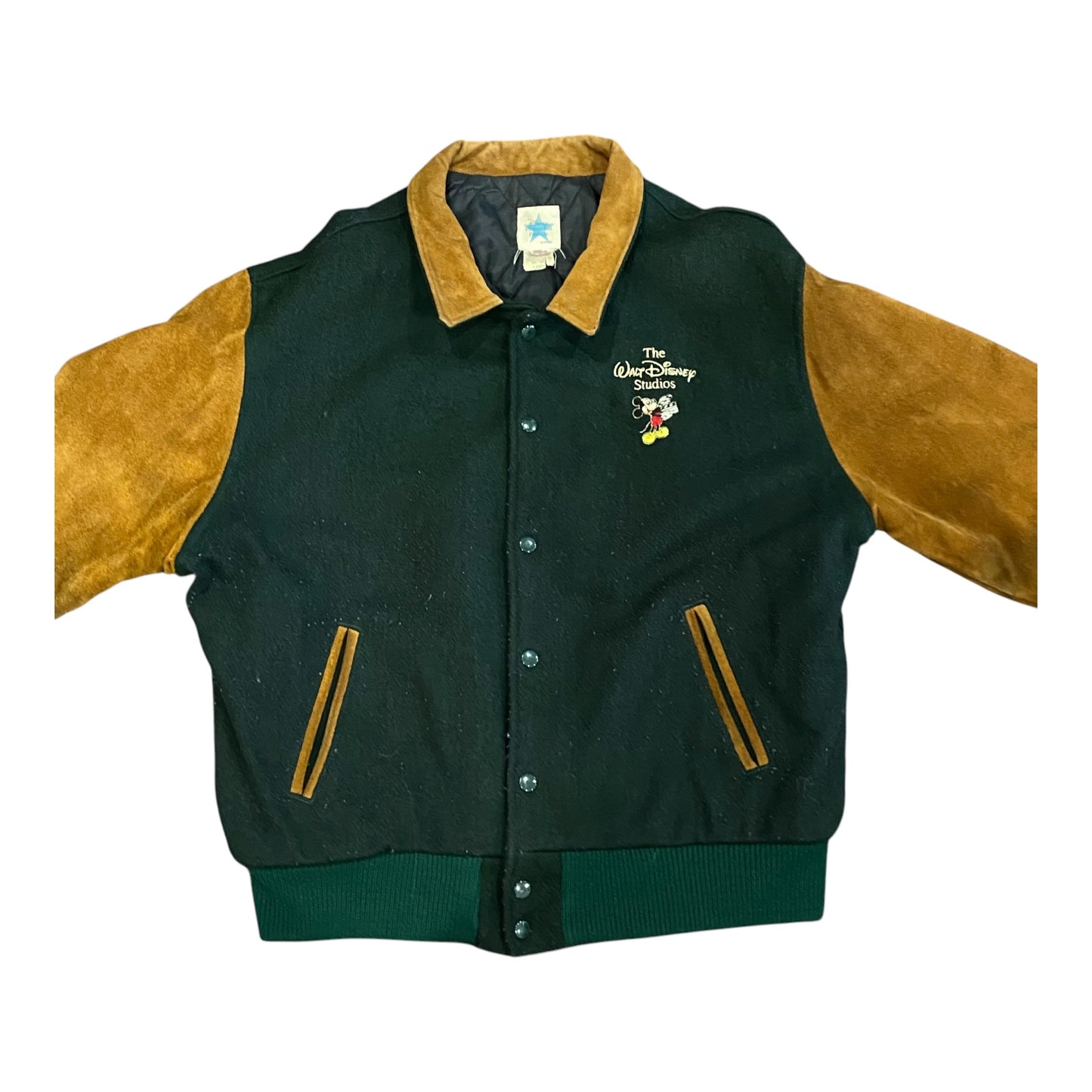 Walt Disney Studios suede letterman Jacket