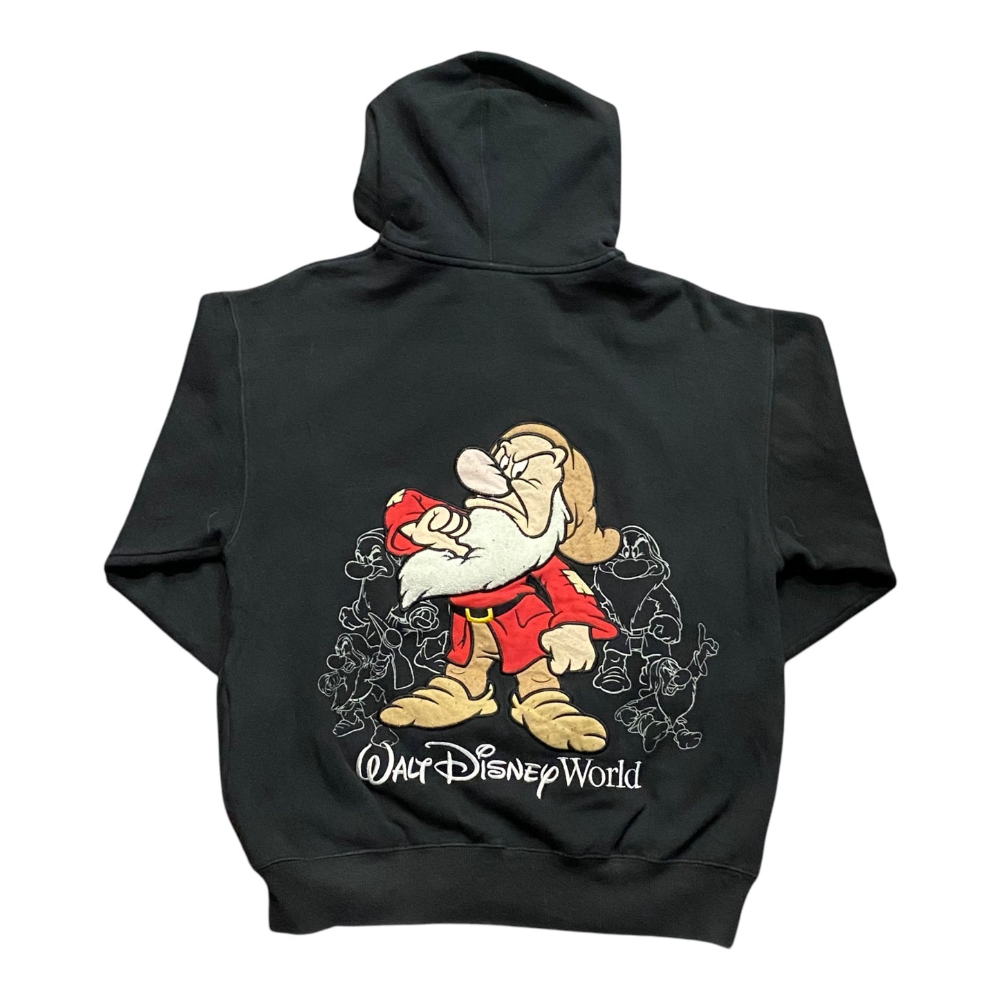 Vintage Disney Parks Grumpy Full Zip Sweatshirt Hoodie