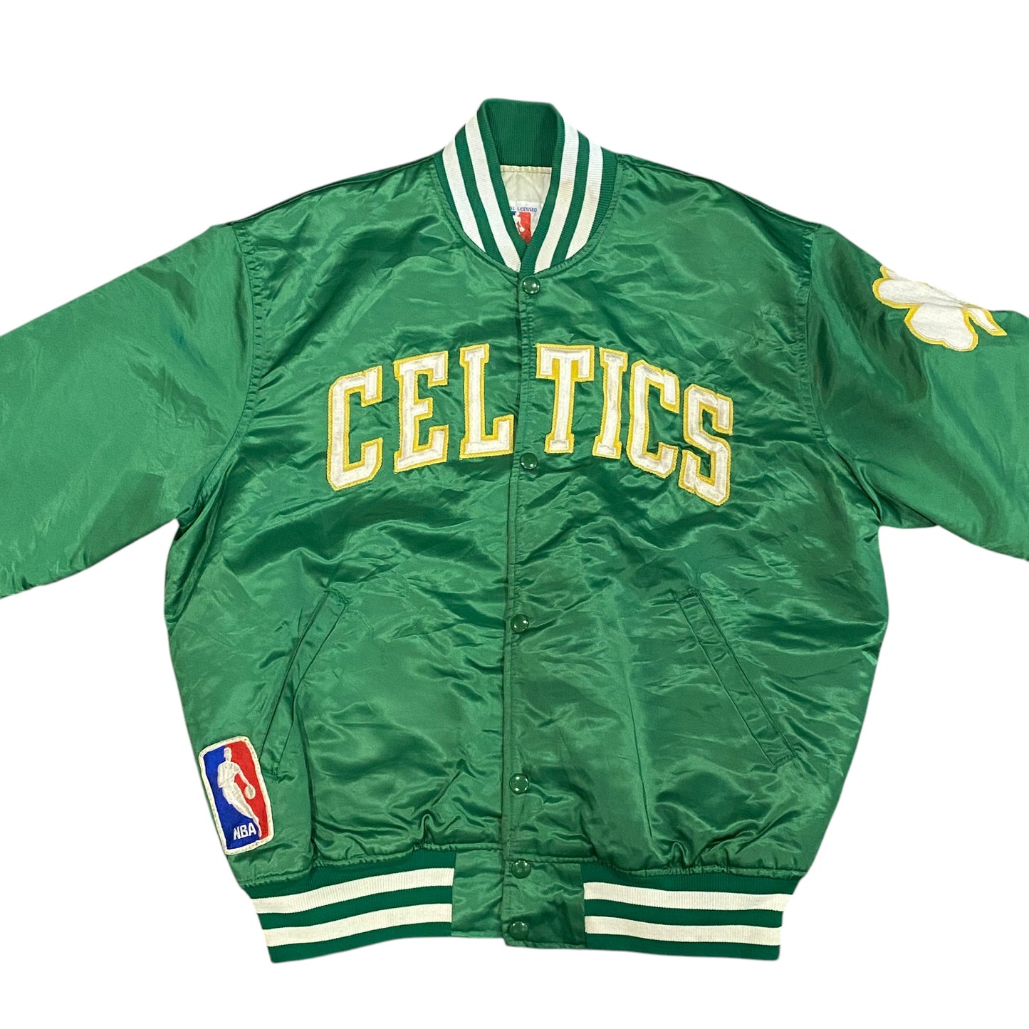 Vintage 80s NBA Starter Boston Celtics Satin Basketball Jacket