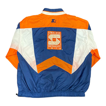 Vintage NCAA SYRACUSE UNIVERSITY 1870 ORANGE STARTER JACKET