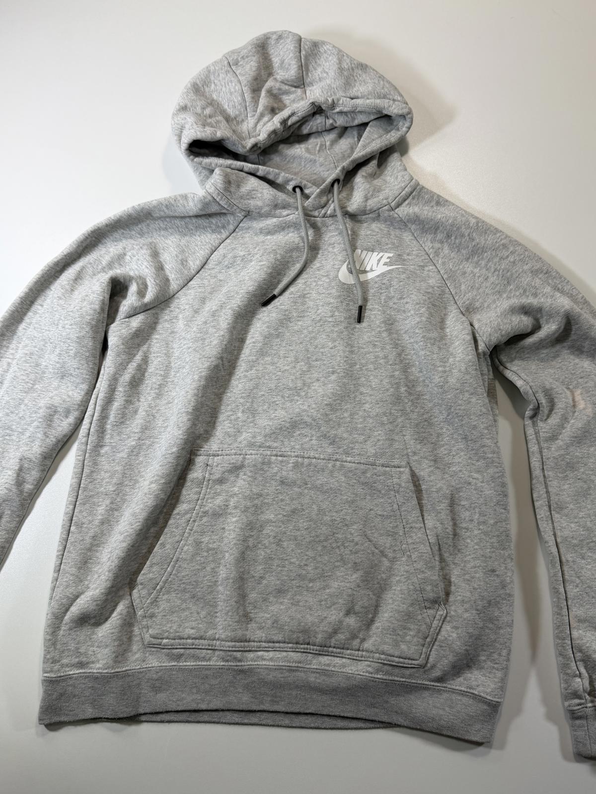 Nike Grey Pullover Hoodie Sweatshirt S