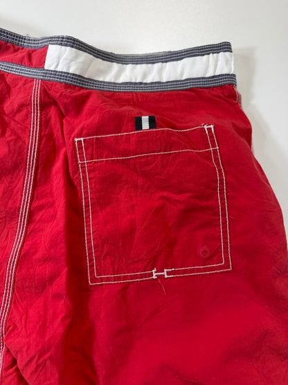 Tommy Hilfiger Men's Red Cargo Swim Shorts S