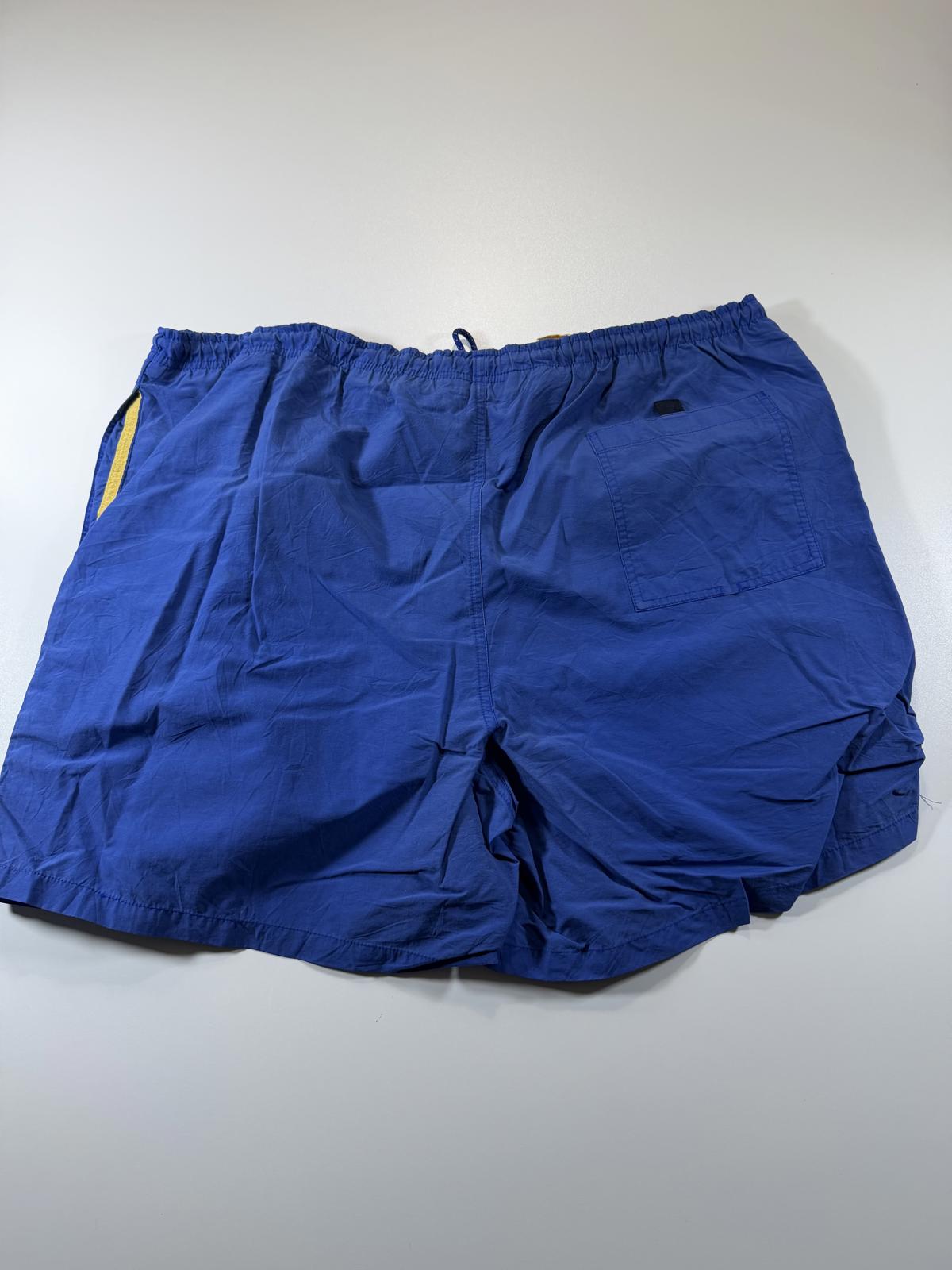 Nautica Men's Blue Swim Shorts with Yellow XXL