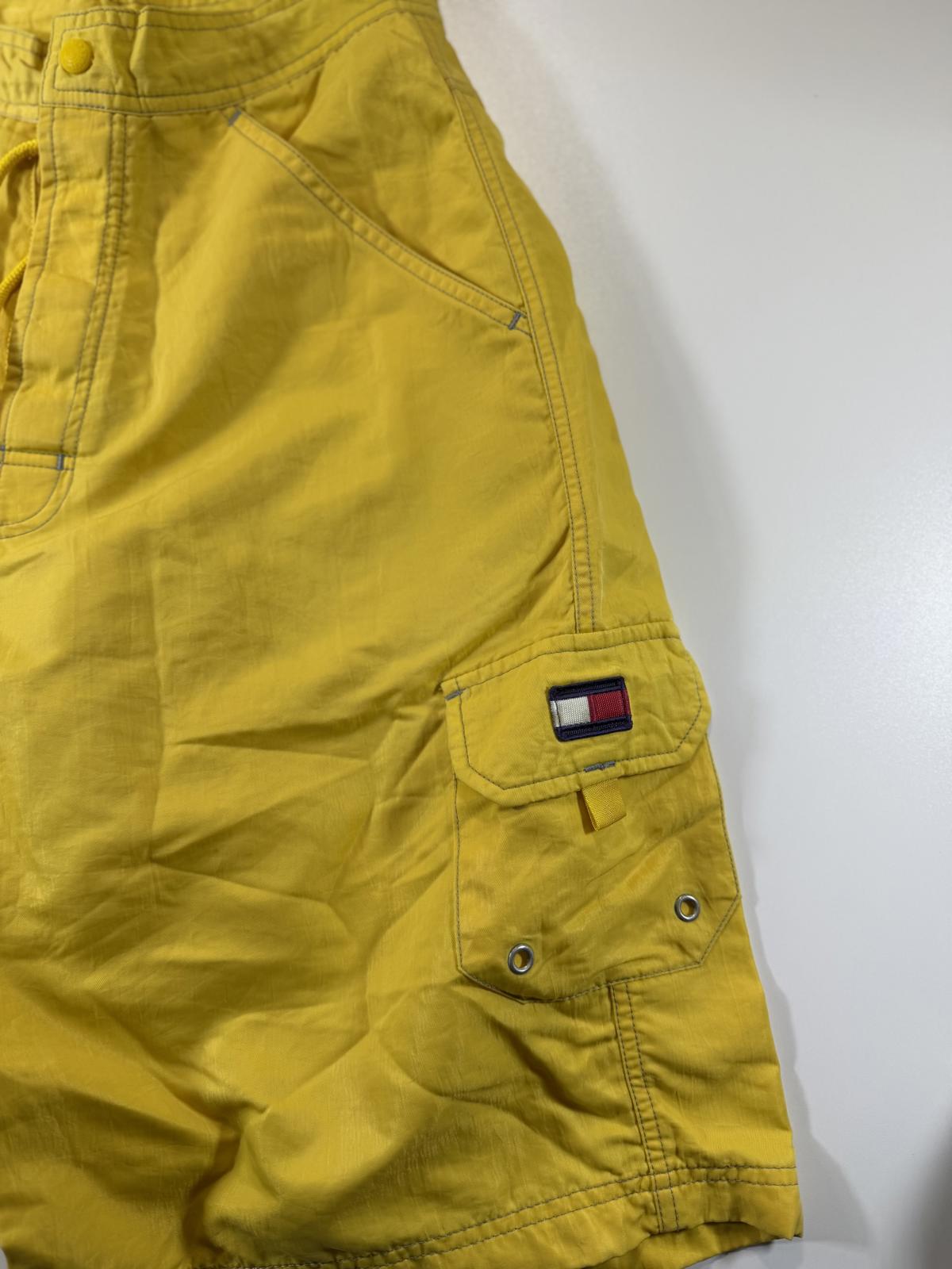 Tommy Hilfiger Yellow Cargo Shorts S