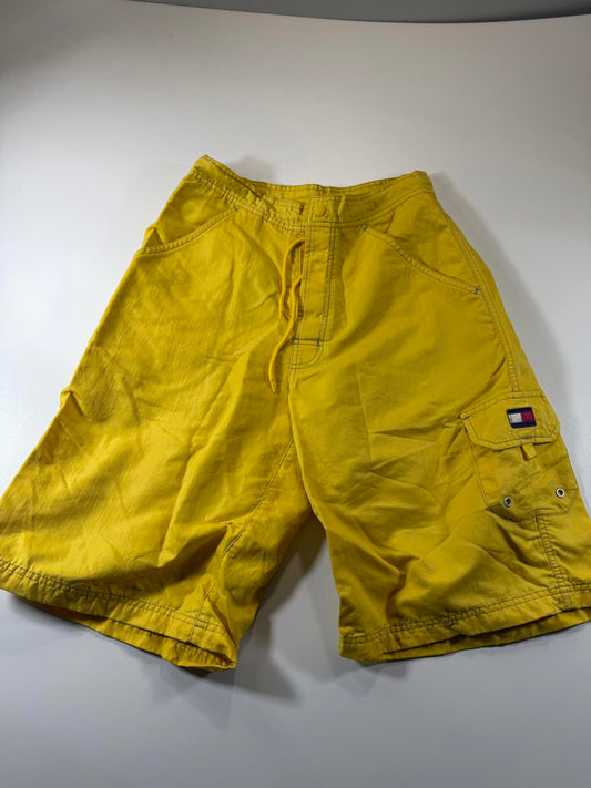 Tommy Hilfiger Yellow Cargo Shorts S