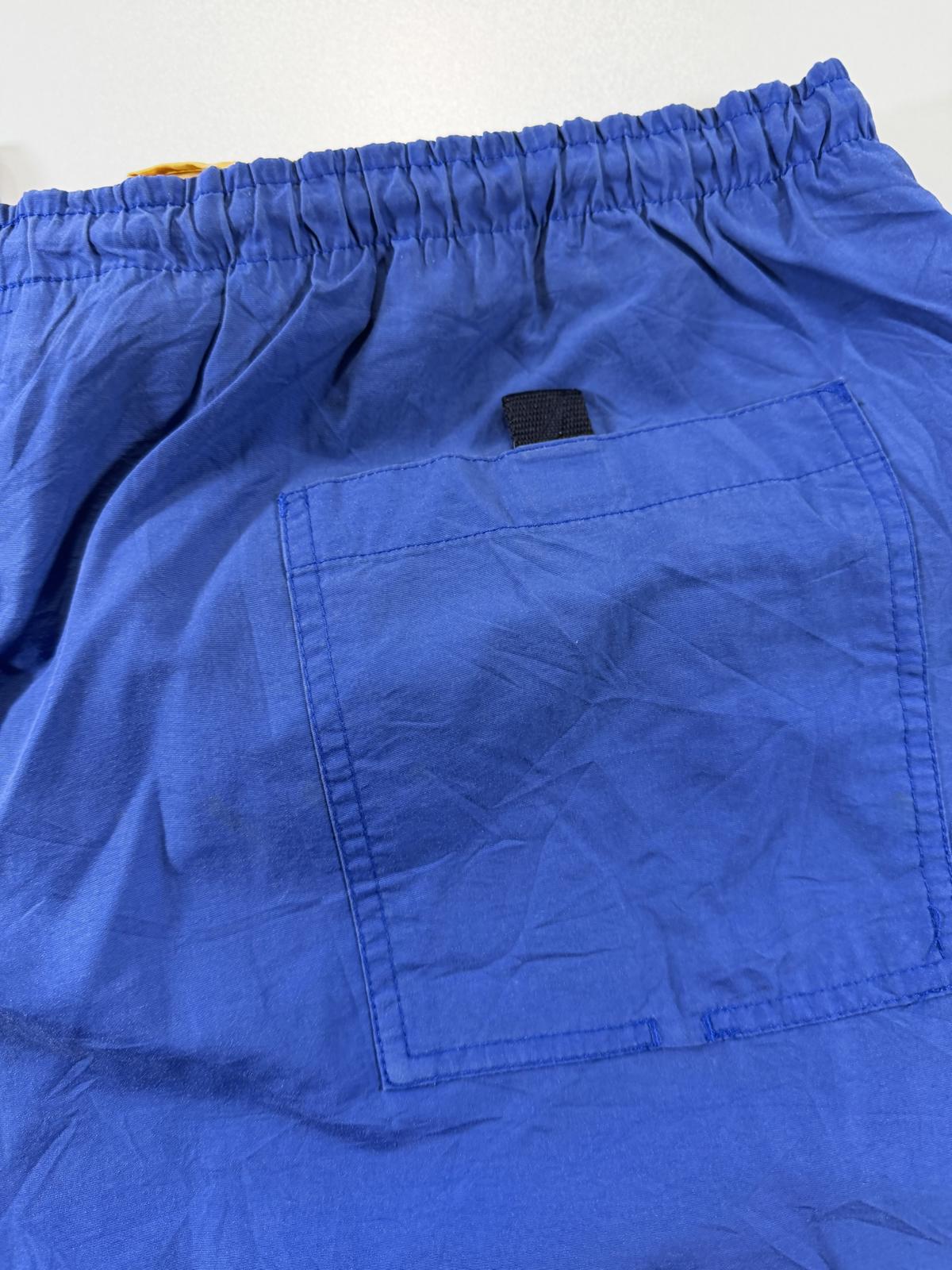 Nautica Men's Blue Swim Shorts with Yellow XXL