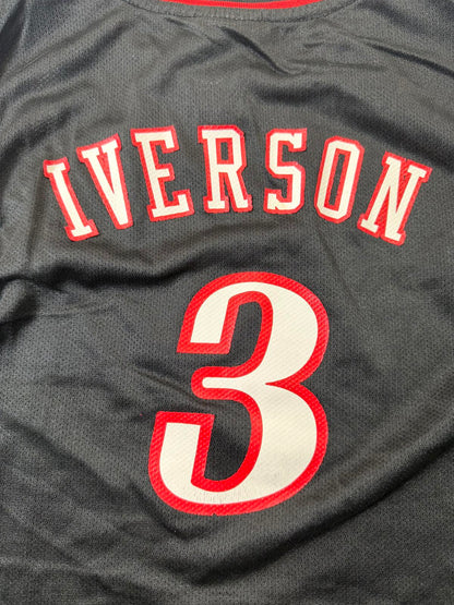 Reebok NBA Philadelphia 76ers Allen Iverson #3 Jersey Youth L