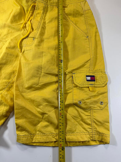 Tommy Hilfiger Yellow Cargo Shorts S
