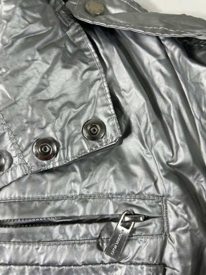 Michael Kors Silver Metallic Jacket S