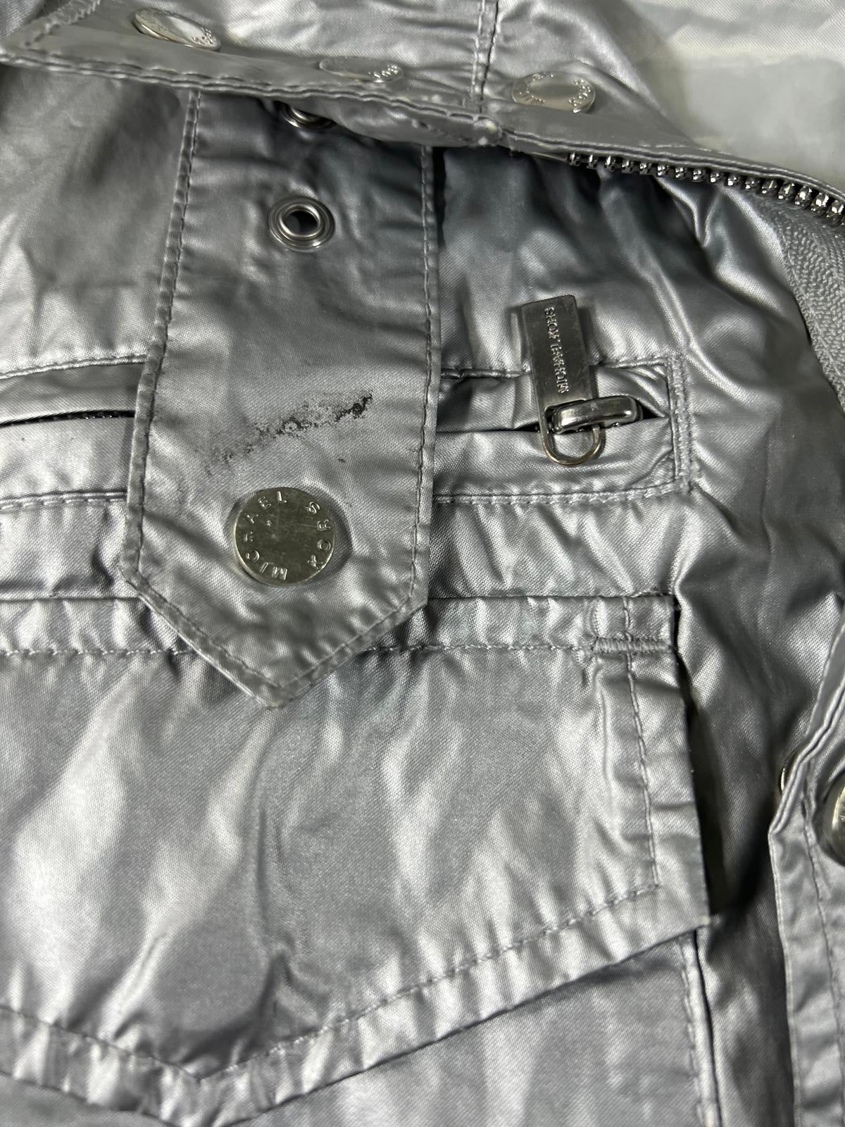 Michael Kors Silver Metallic Jacket S