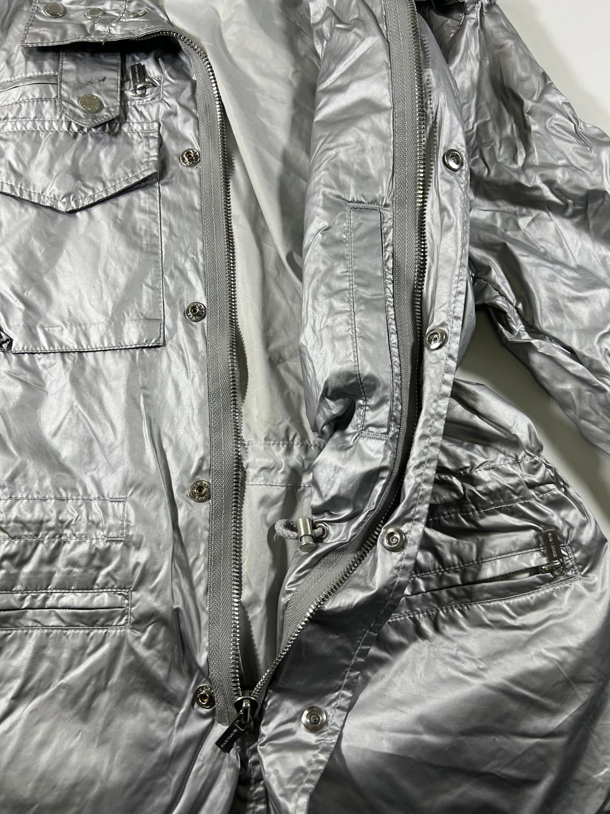 Michael Kors Silver Metallic Jacket S