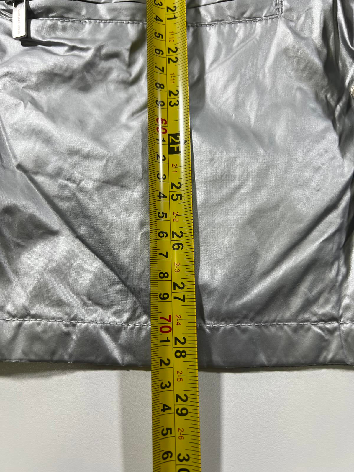 Michael Kors Silver Metallic Jacket S