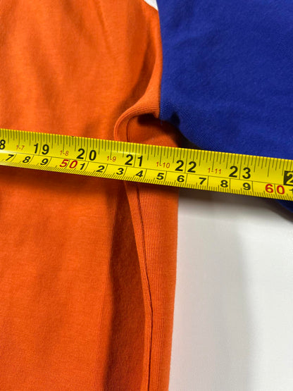 Calvin Klein Men's XL Orange and Blue Zip-Up Track Jacket XL