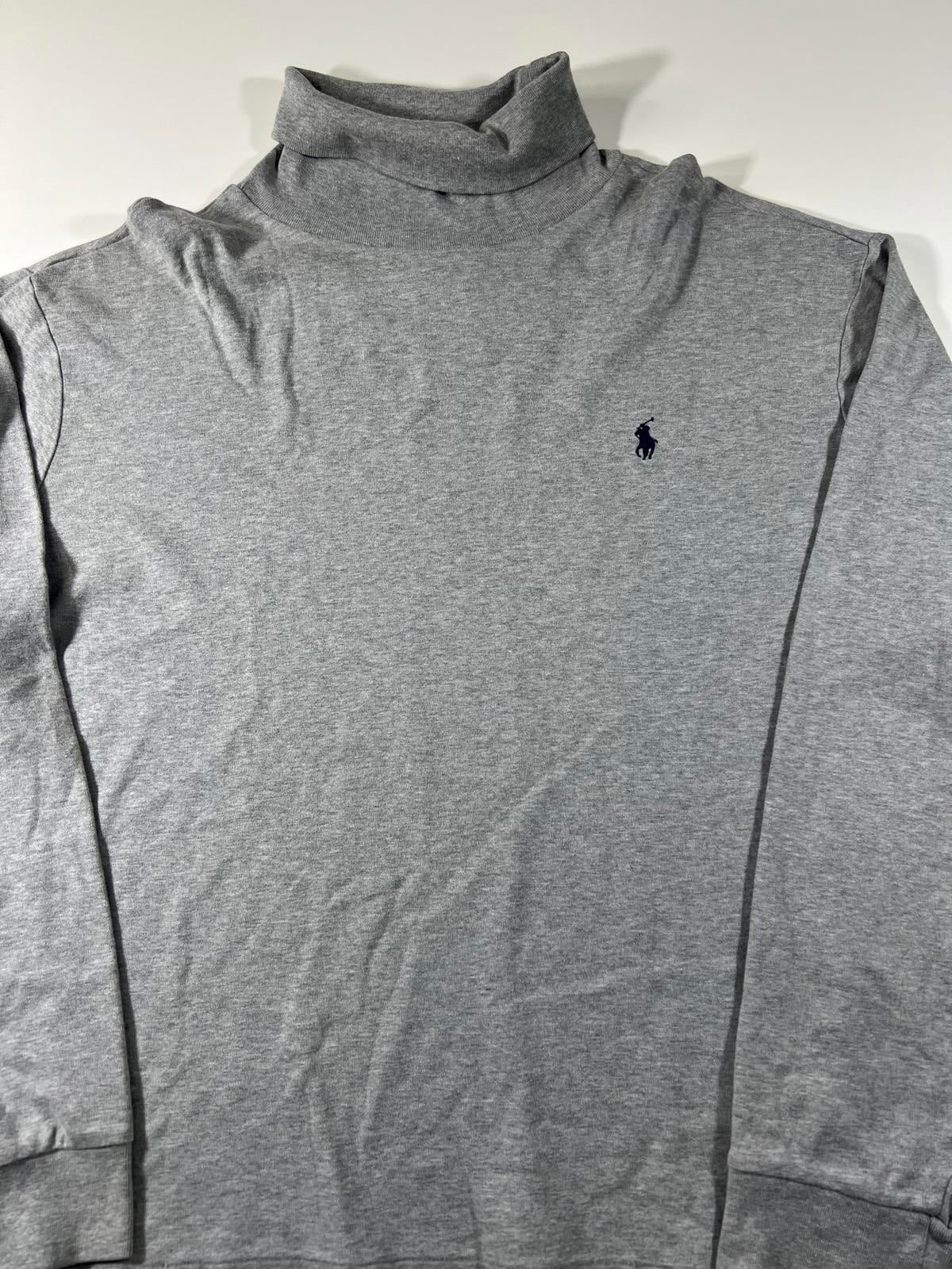 Ralph Lauren Grey Turtleneck Long Sleeve Shirt XL