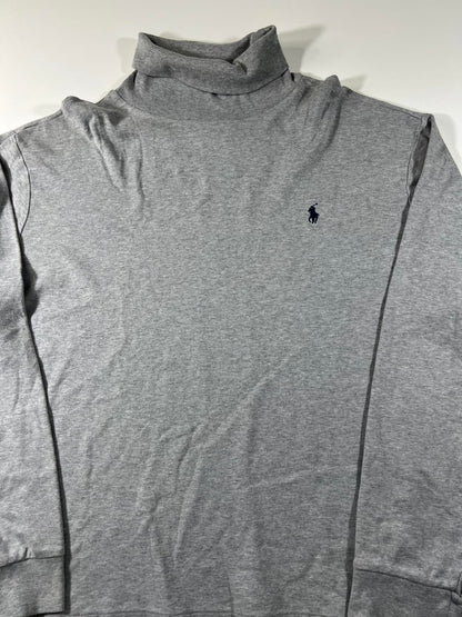 Ralph Lauren Grey Turtleneck Long Sleeve Shirt XL