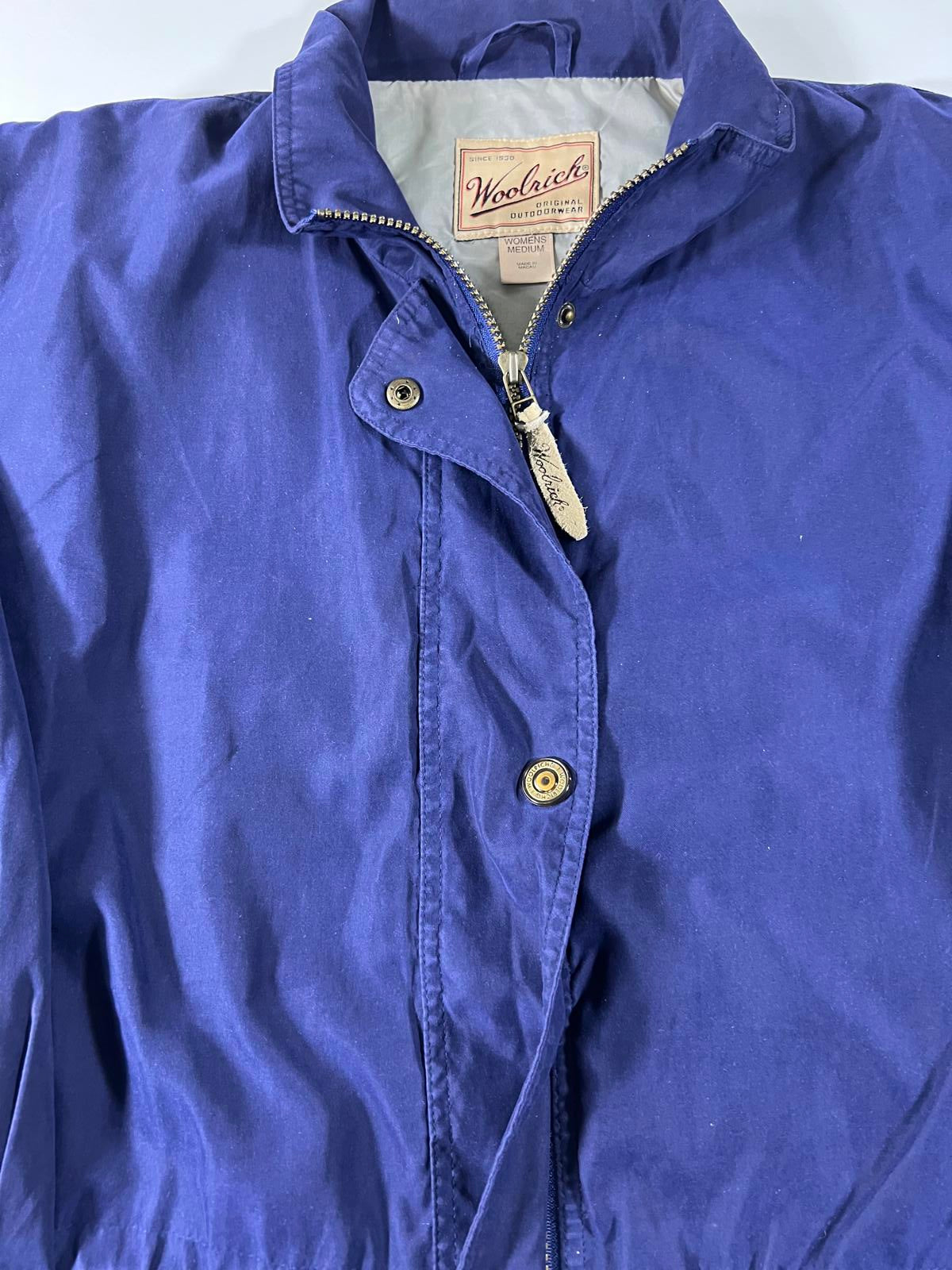 Woolrich Women's Medium Blue Outdoor Jacket M