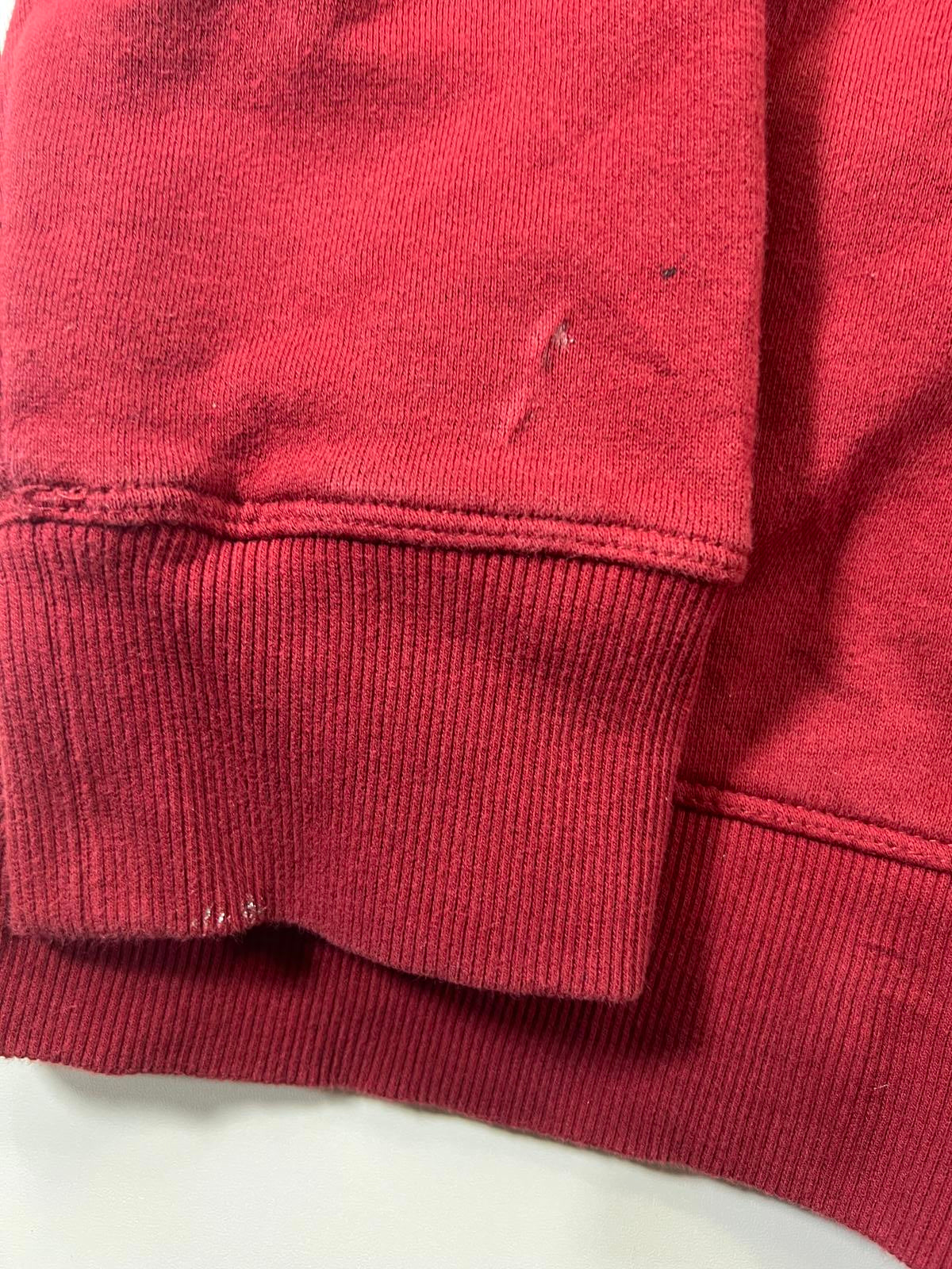 Harley-Davidson Red and Black Zip-Up Sweatshirt women’s XL