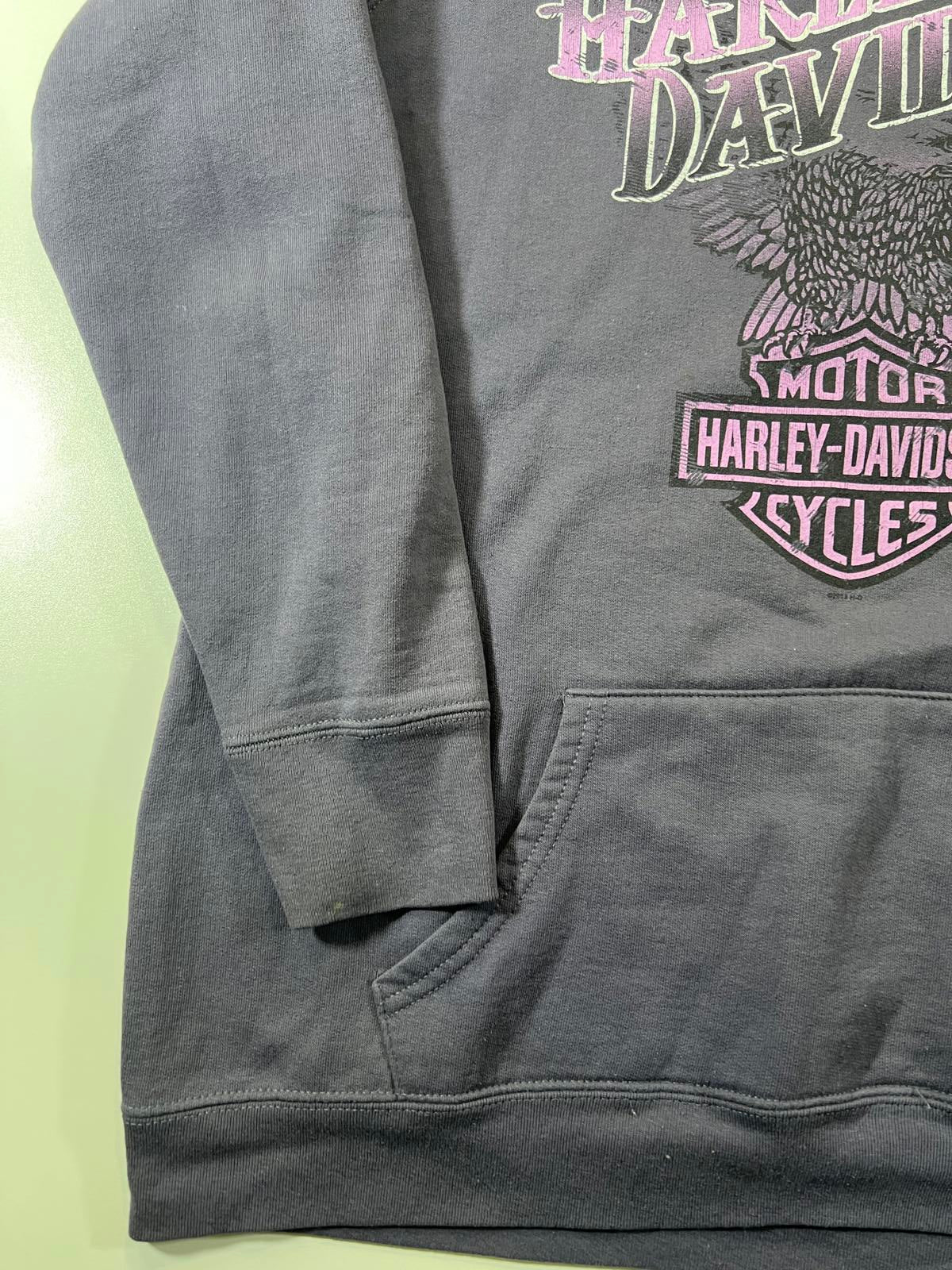 Harley-Davidson Purple Hoodie with Eagle Graphic women’s XL