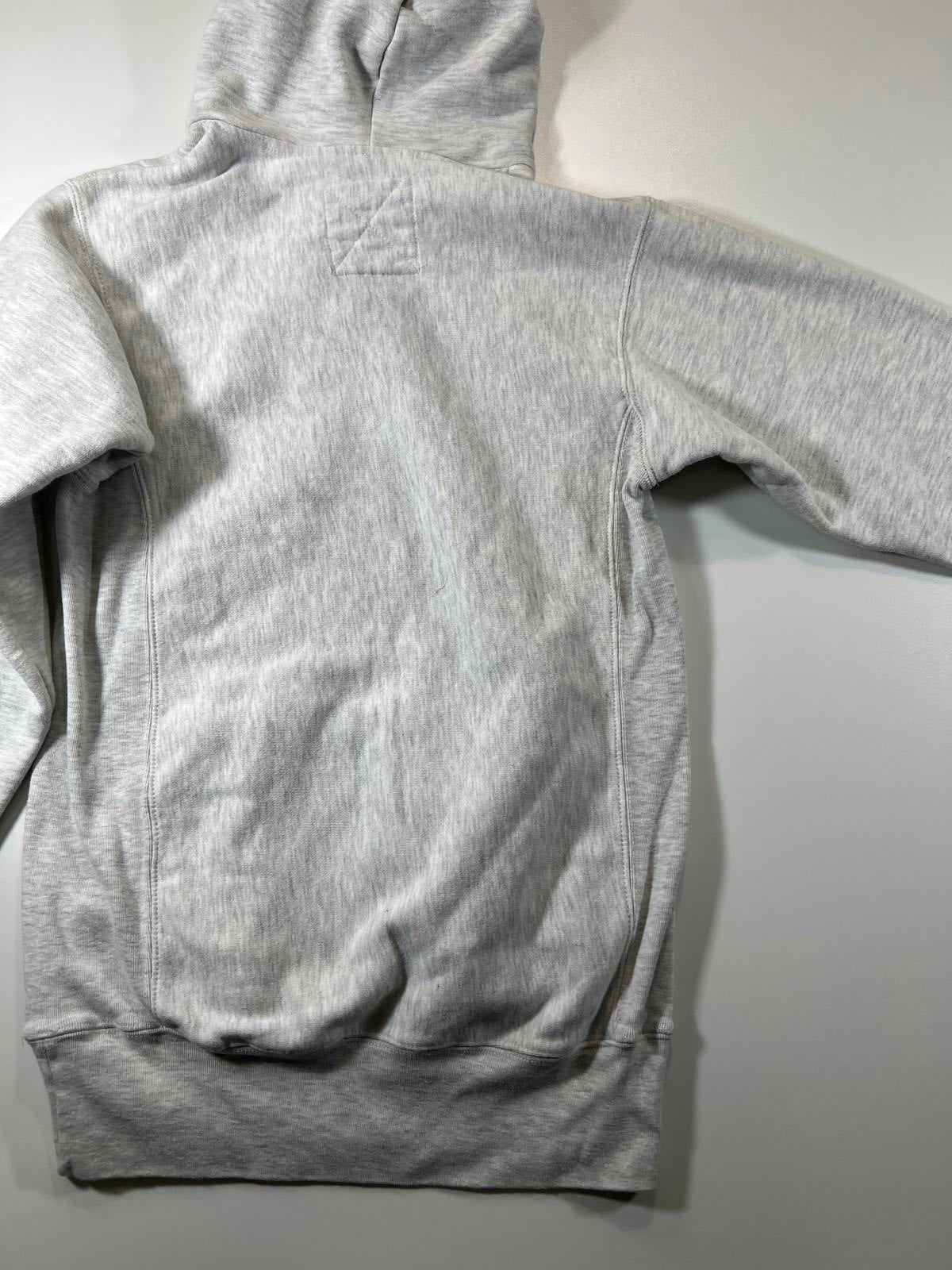 Grey Michigan Hooded Sweatshirt with Front Pocket