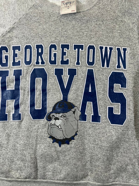 Vintage Georgetown Hoyas Grey Crewneck Sweatshirt XL