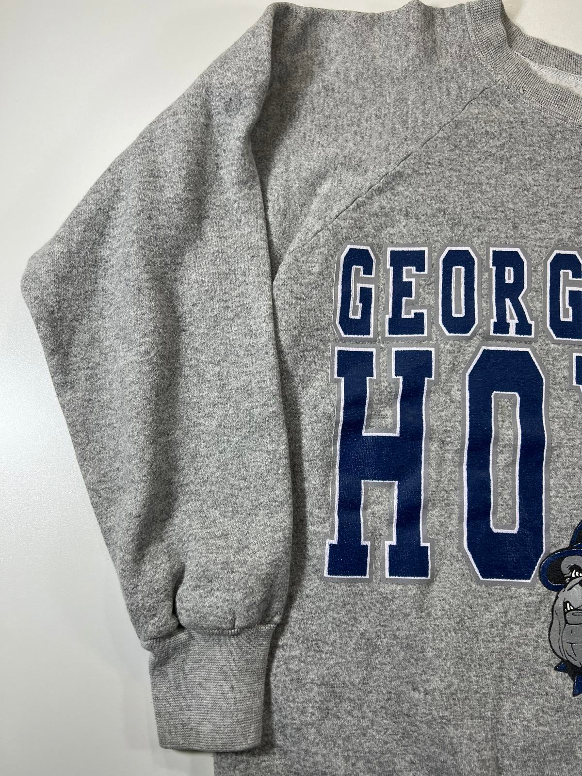 Vintage Georgetown Hoyas Grey Crewneck Sweatshirt XL