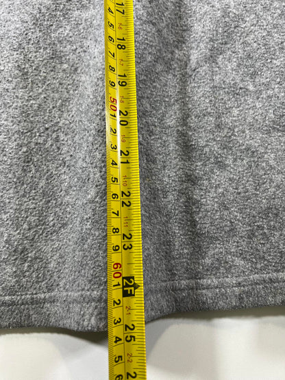 Nike Grey Half-Zip Fleece Pullover Sweatshirt