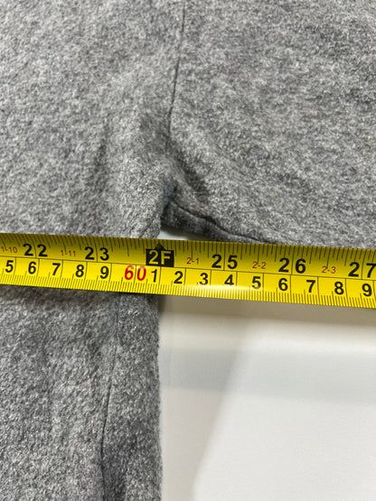 Nike Grey Half-Zip Fleece Pullover Sweatshirt