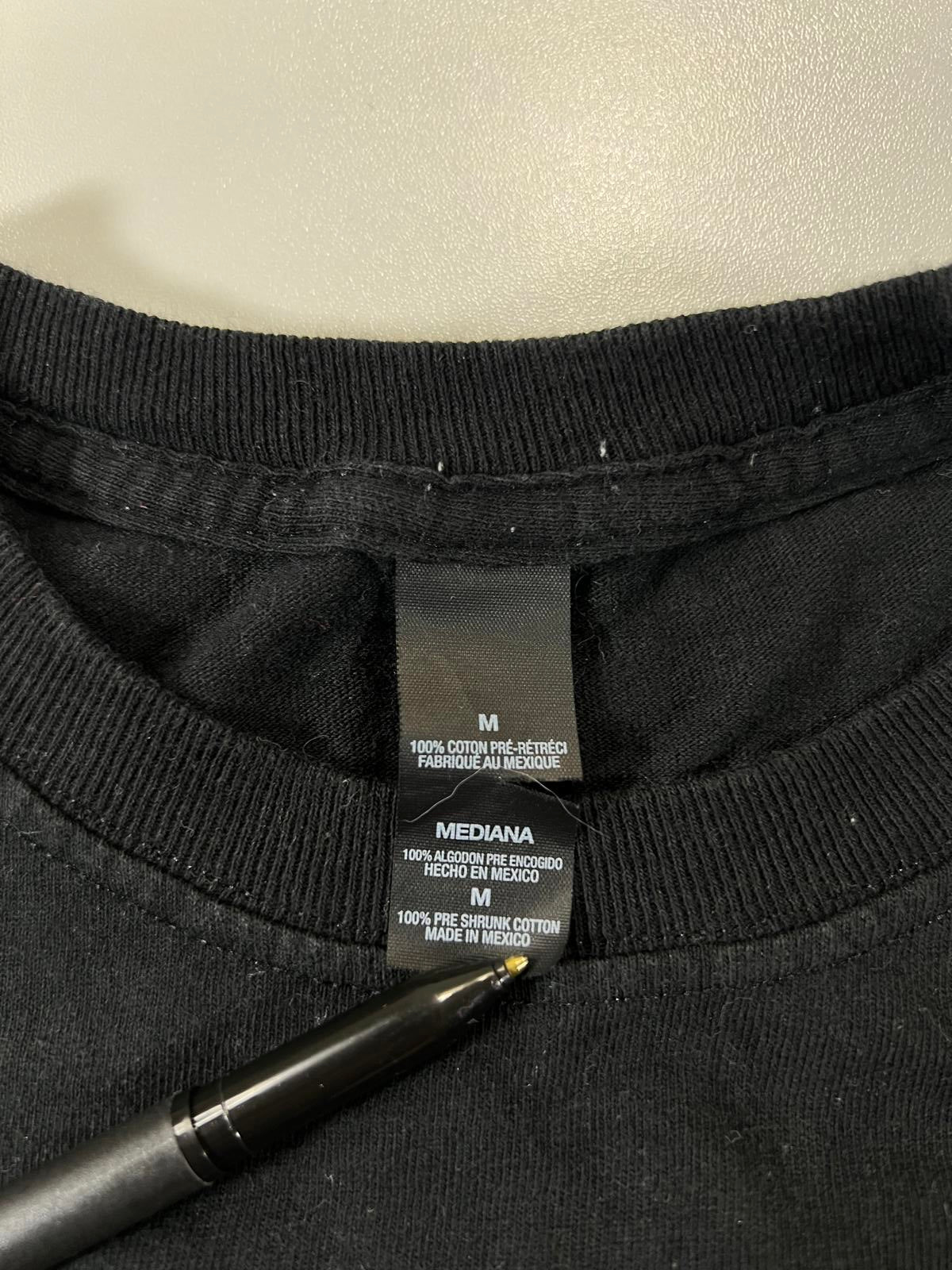 Cabela's Black T-Shirt with Yellow Logo - Medium