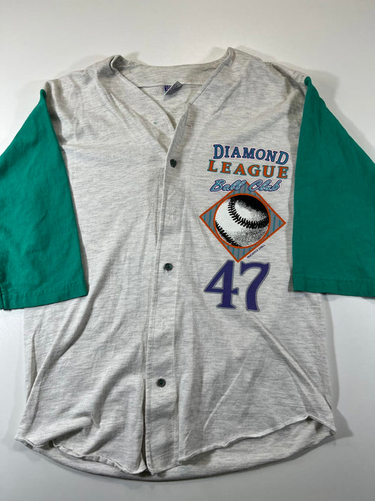 Freeze Diamond League Baseball Style Jersey Shirt Medium