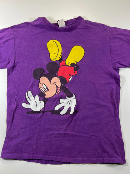 Vintage Purple Mickey Mouse Graphic T-Shirt