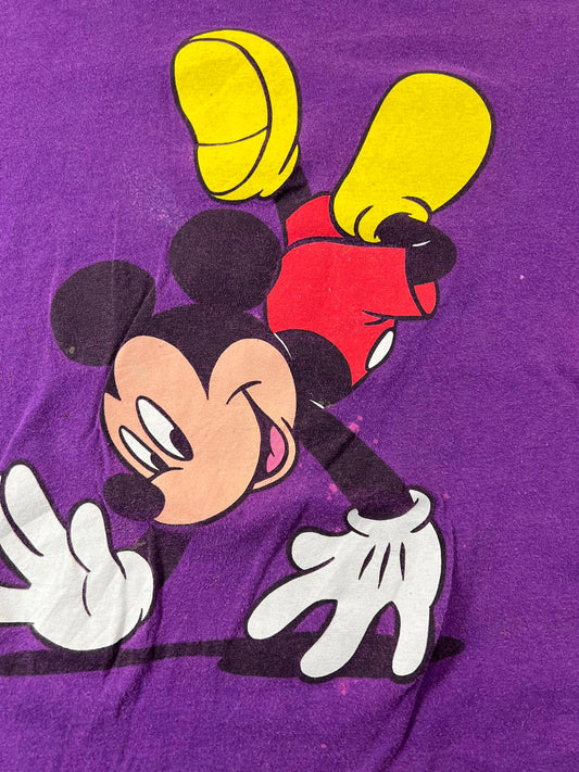 Vintage Purple Mickey Mouse Graphic T-Shirt