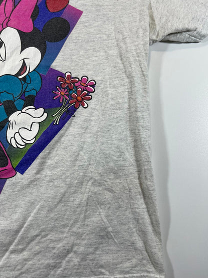 Vintage Mickey and Minnie Mouse Graphic T-Shirt L
