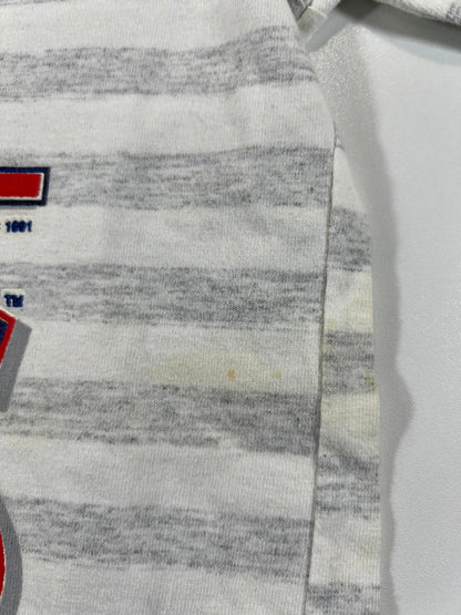 Vintage Minnesota Twins Striped T-Shirt 1991 S