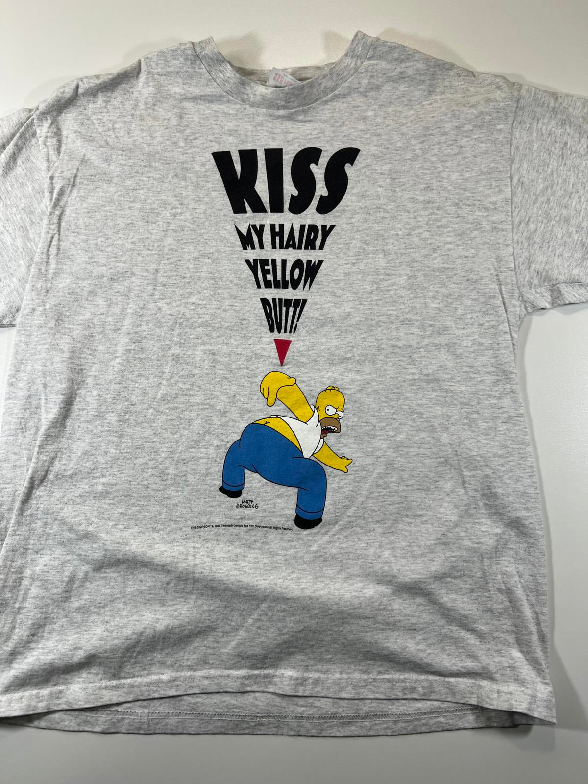 The Simpsons Graphic T-Shirt - Kiss My Hairy Yellow Butt!