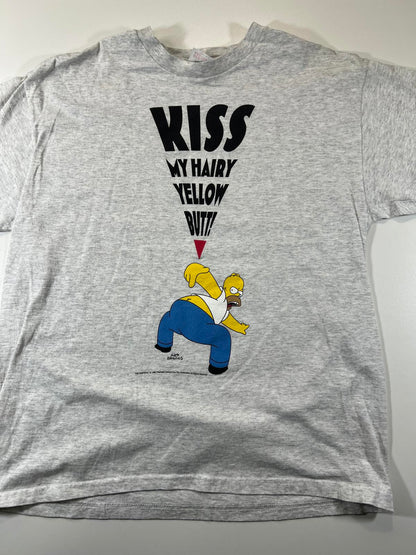 The Simpsons Graphic T-Shirt - Kiss My Hairy Yellow Butt!