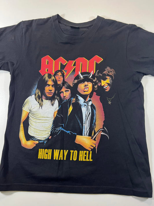 AC/DC High Way to Hell Graphic Band T-Shirt M