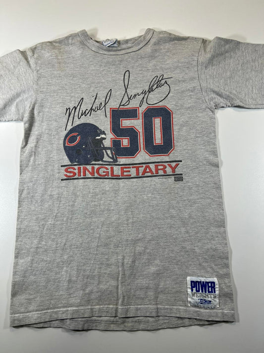 Vintage Michael Singletary #50 Graphic T-shirt M