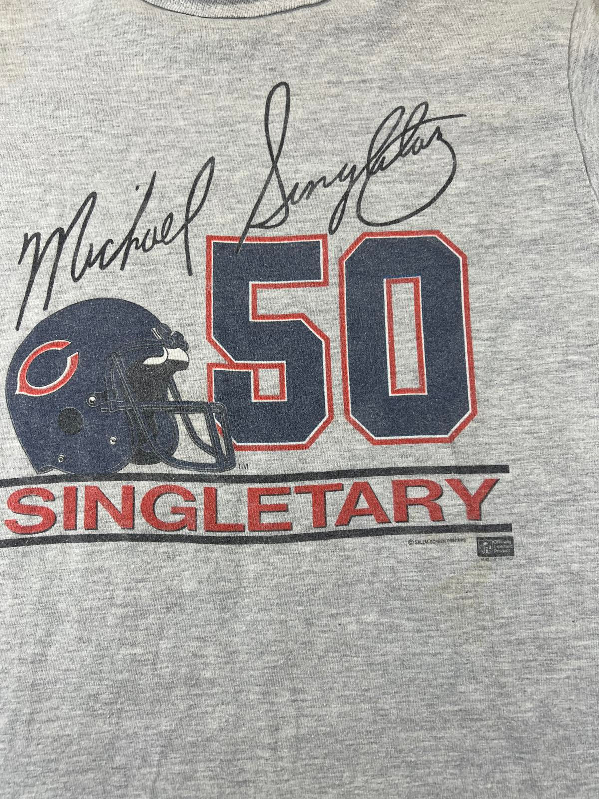 Vintage Michael Singletary #50 Graphic T-shirt M