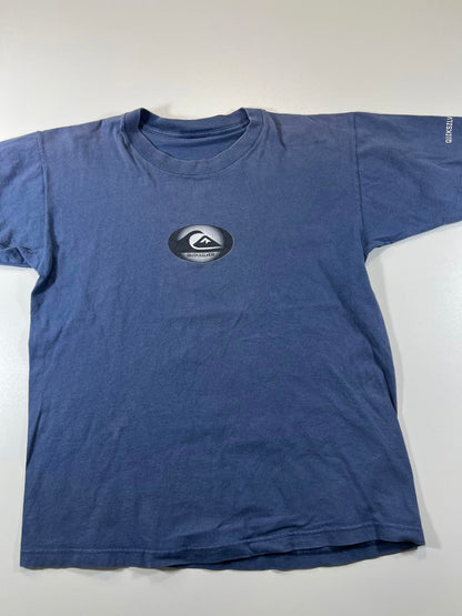 Vintage Quiksilver Navy Blue Graphic Logo T-Shirt